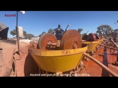 طواحين طحن رطبة 1600 1500 1400 طراز طاهونا لطحن مسحوق الذهب بالزئبق والماء