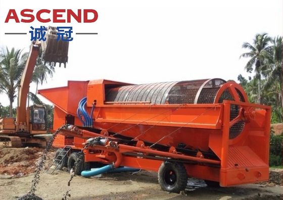 1 Period Gold Trommel Screen Washing Plant Customizable Based On Mine Details