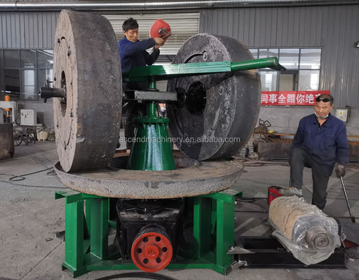Wet Pan Mill Gold Milling Machine Rock Gold Mining Extraction Grinding Equipment